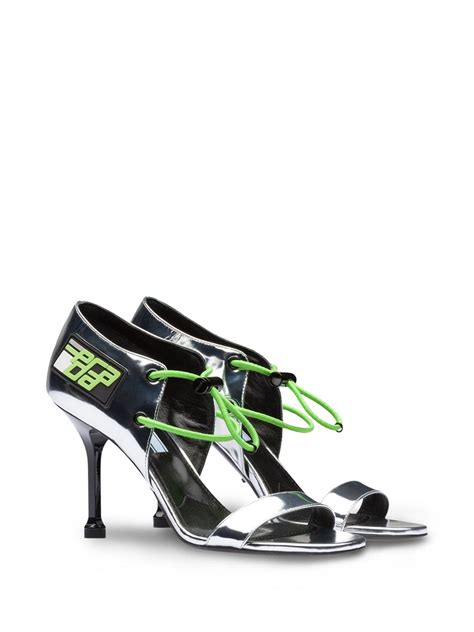 prada elasticized cords sandals|Prada Elasticized Cords Sandals .